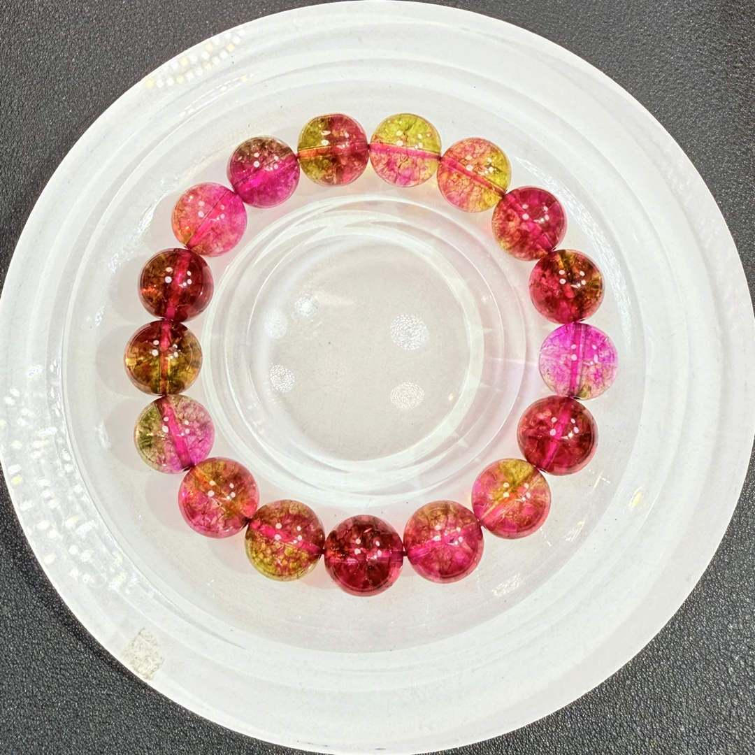 粉绿12mm手串发一条C47