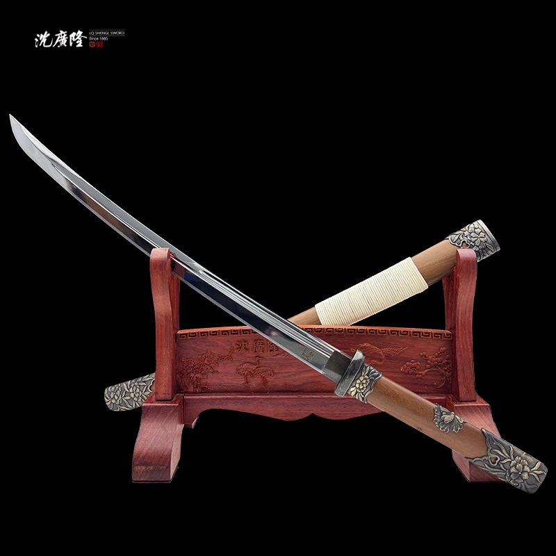 【墨隐星落】沈广隆 吞月破阵刀 黄铜 重蚁木 宝剑 未开刃