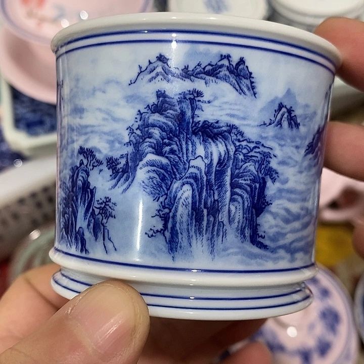 陶摆件景德镇陶瓷主人杯23444