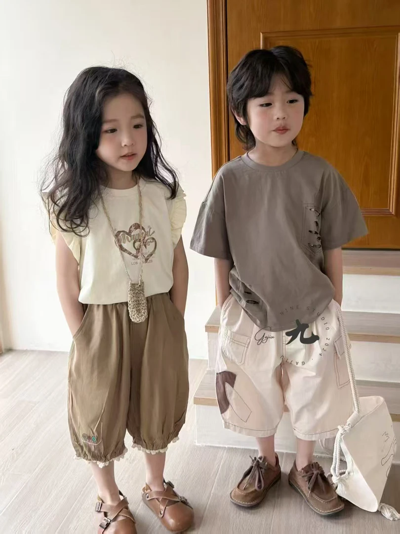 【两小只吖】 新款夏装 ，童装扣号用