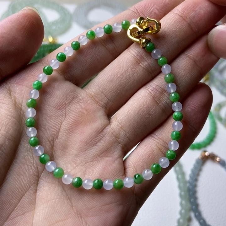 定制翡翠未镶嵌缅甸翡翠a货卡4
