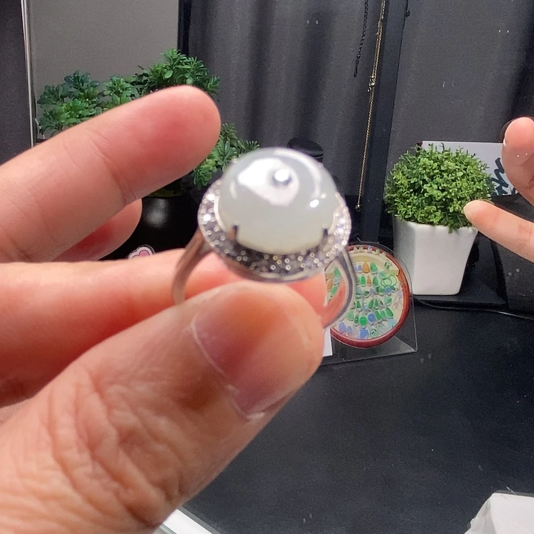 翡翠银S925镶嵌颈饰