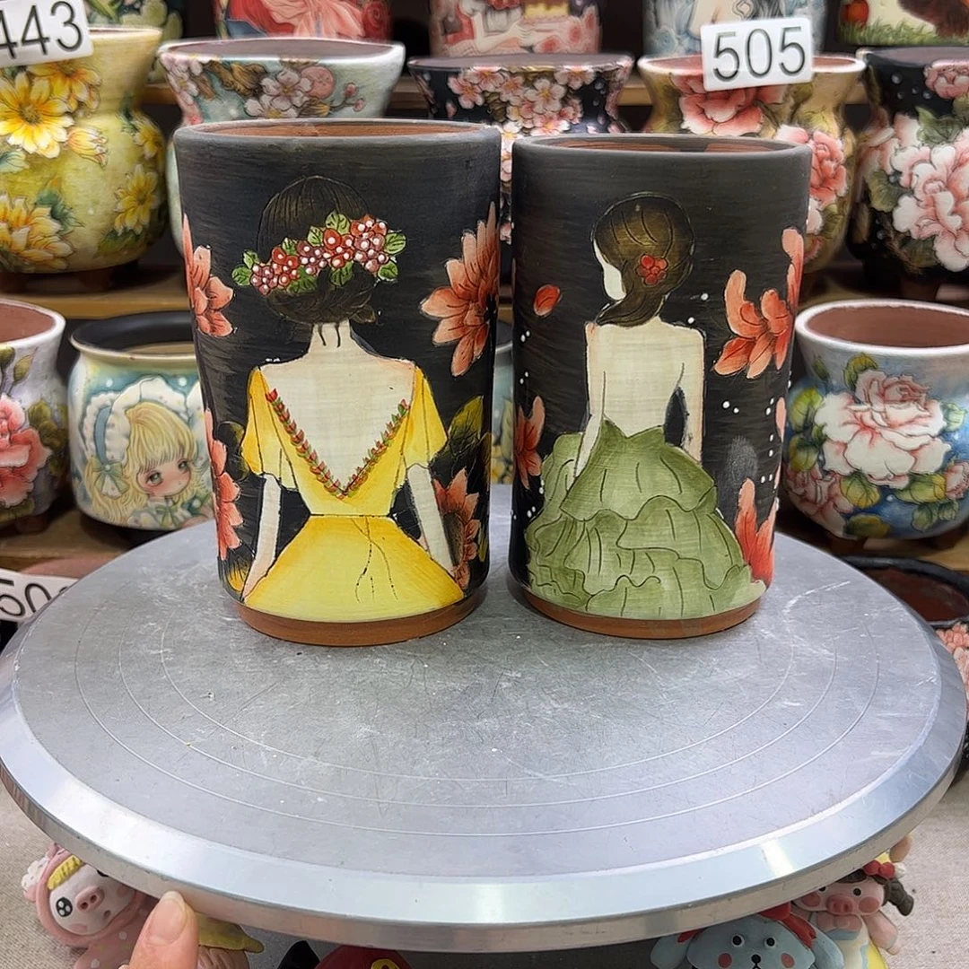 景德镇炫彩手绘口8.5