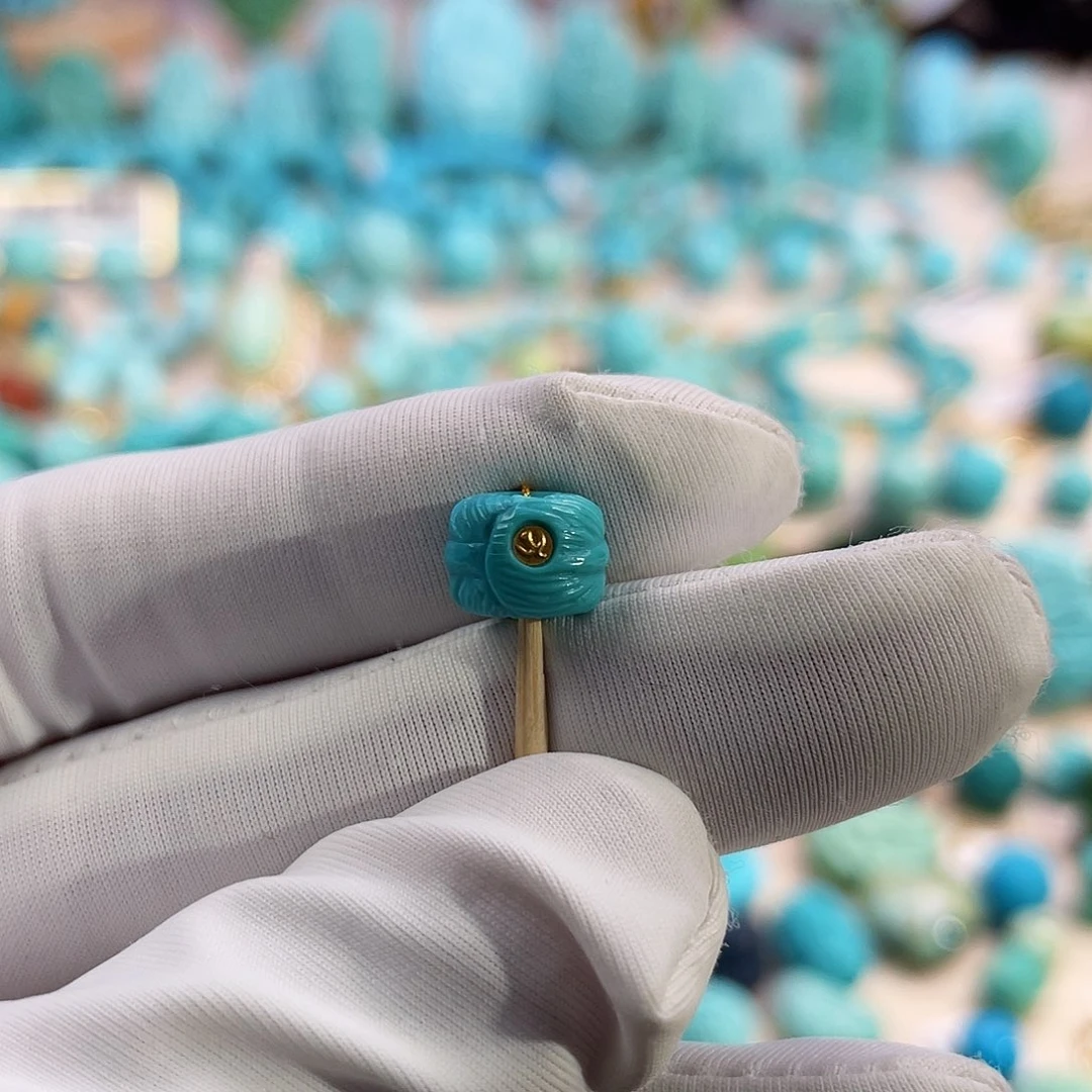 绿松石珠宝奇石未镶嵌