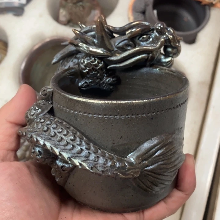柴烧杯子宝瓶大放漏