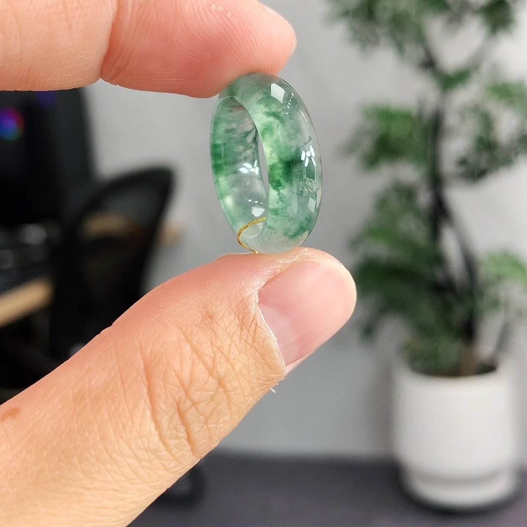 翡翠未镶嵌戒指5号