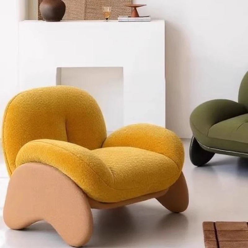 简约现代客厅沙发椅设计师款休闲懒人沙发椅