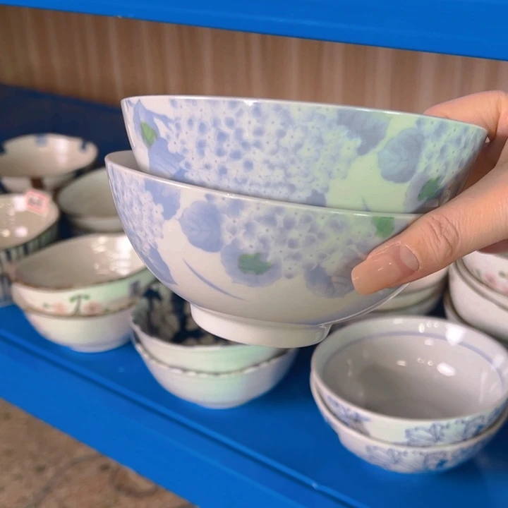 瓷5.5寸绣球花2只装