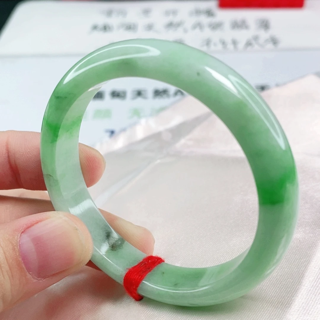 未镶嵌手镯翡翠51.6圈口