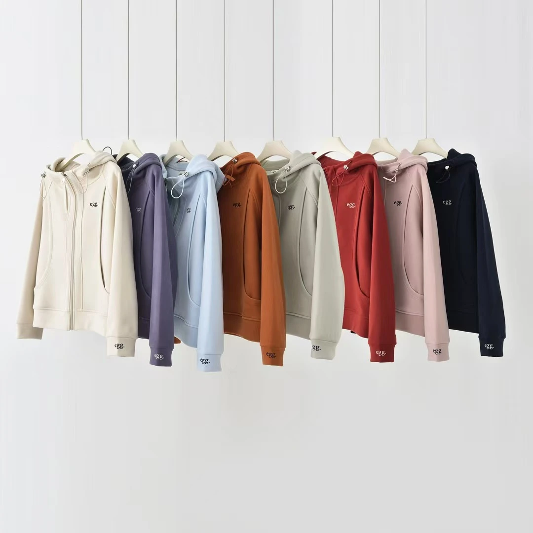 春季女拉链外套春秋休闲百搭连帽女士外套Y-1232