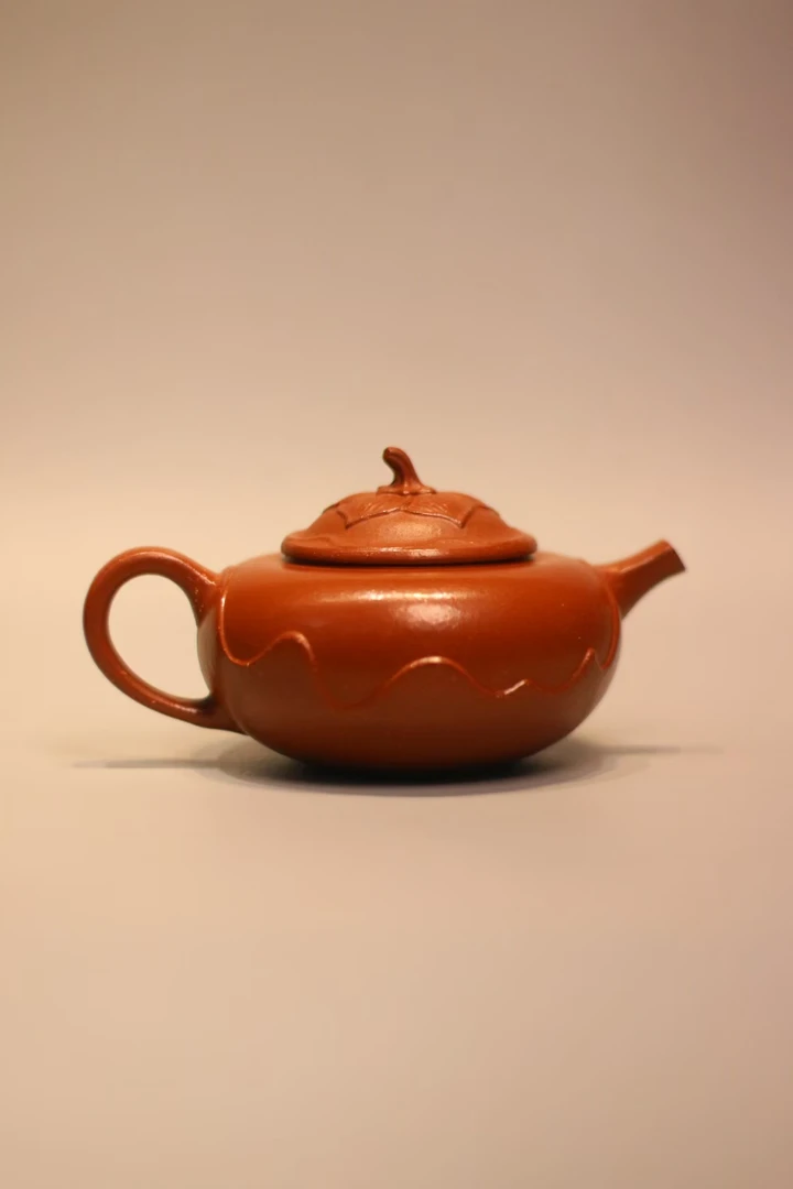 [繁花]自营原矿粗砂鹅黄朱泥紫砂壶160cc-31730