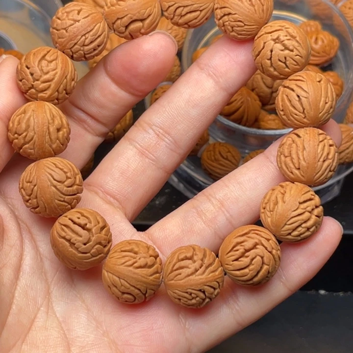 桃核手串绣球桃核16