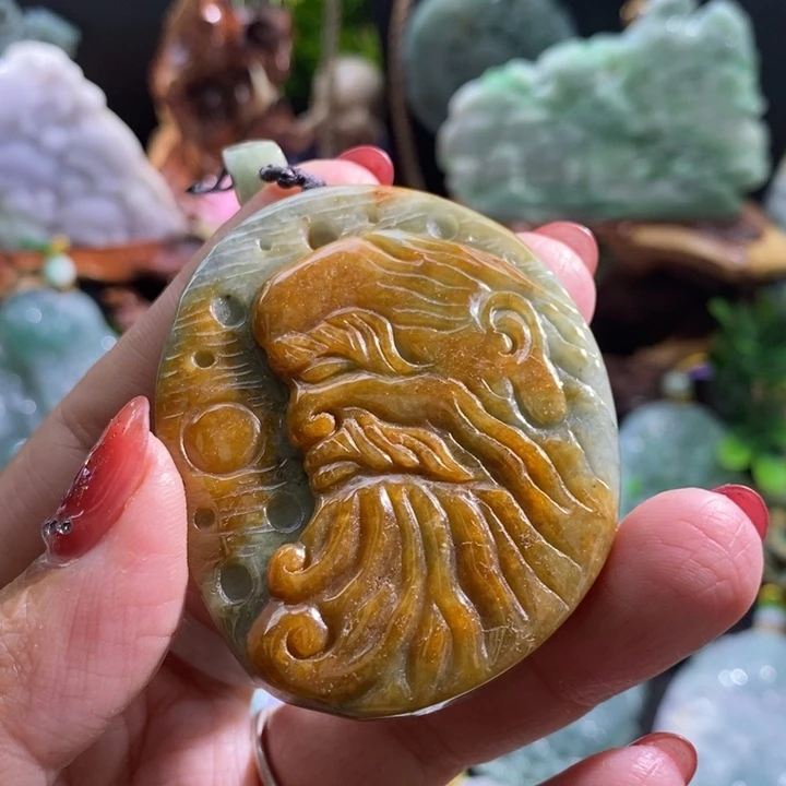 【闪购商品】颈饰未镶嵌翡翠达摩