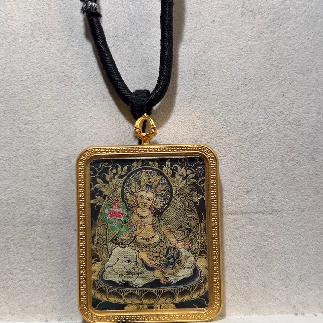 明***光吊坠单面定制普贤