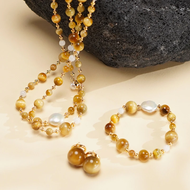 铜合金手链 【无畏之瞳】时尚设计师款轻奢百搭气质手链多样性发一