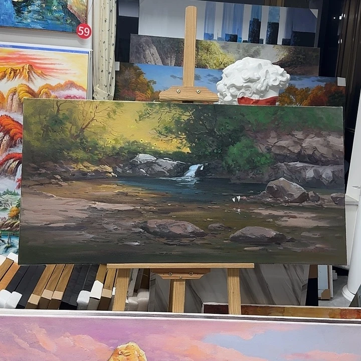 油画油画作品展等活动的大型