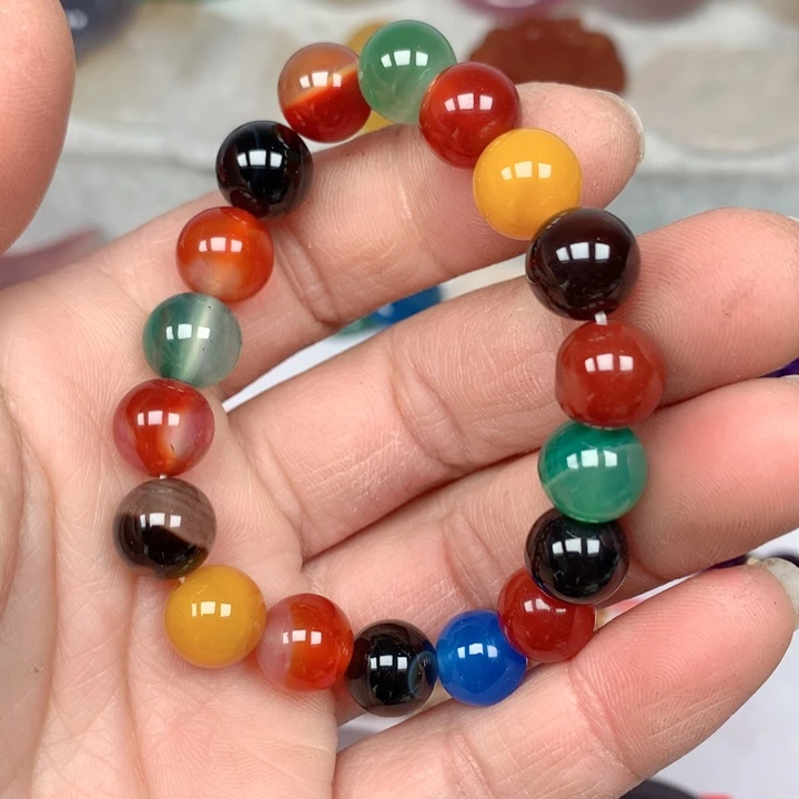 玛瑙/玉髓颈饰未镶嵌柚**心