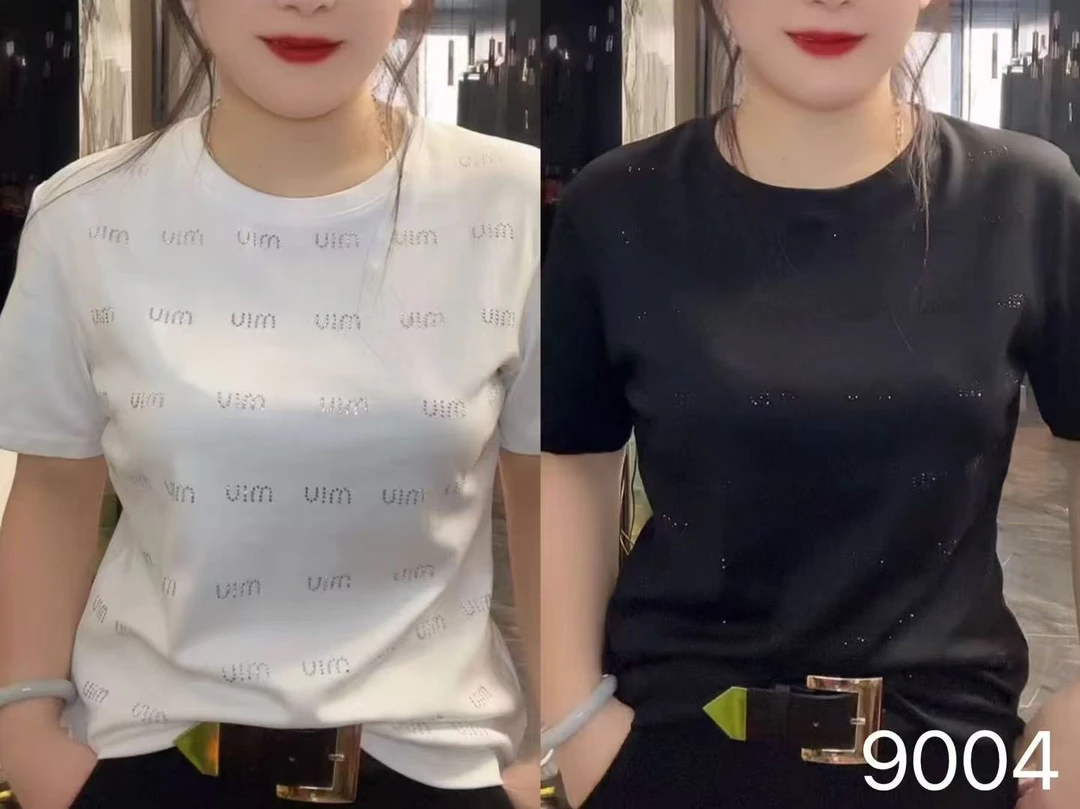 小两口双显瘦时尚百搭圆领体恤9004