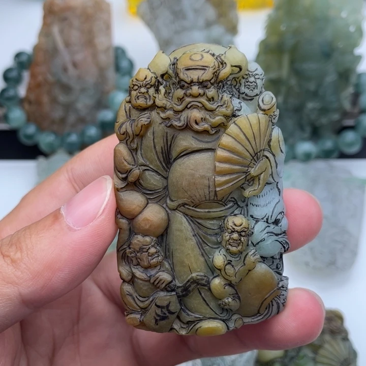 未镶嵌定制翡翠五鬼运财