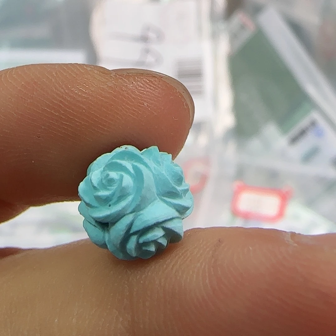 绿松石珠宝半成品未镶嵌