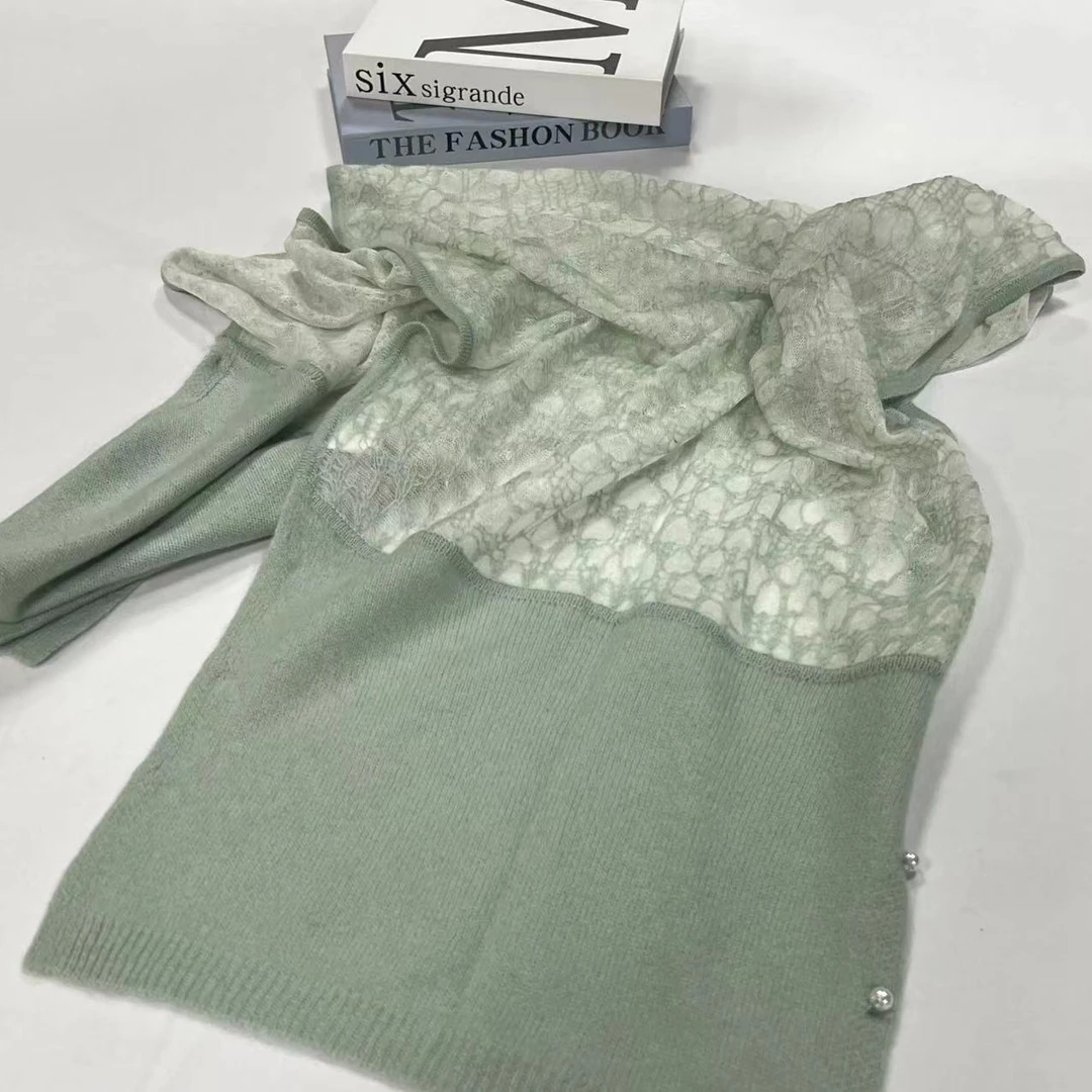 【羊绒长巾-YR-L-L-5320】50*140cm丝巾戒指绒羊绒长巾