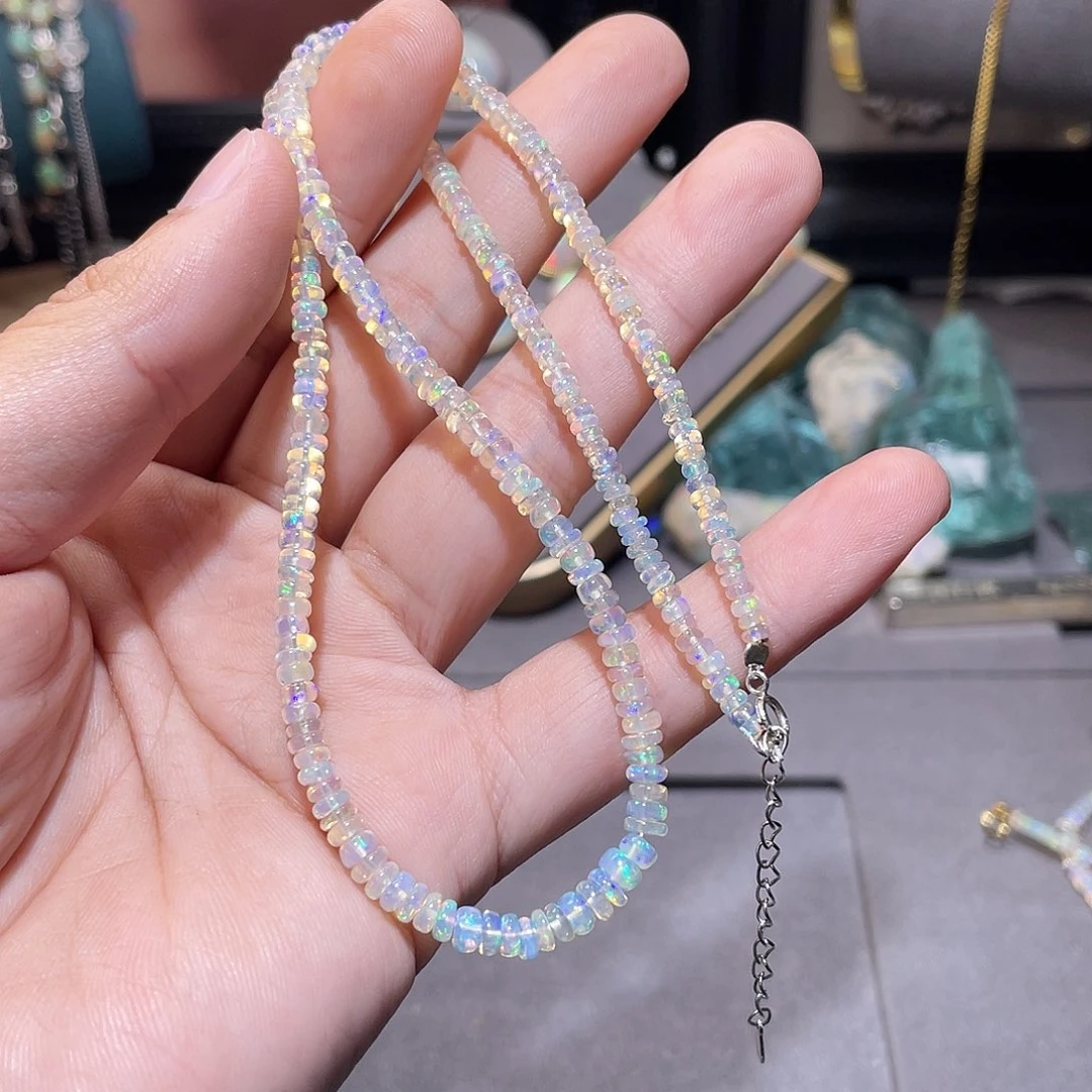 银S925镶嵌欧泊吊坠）睿*儿