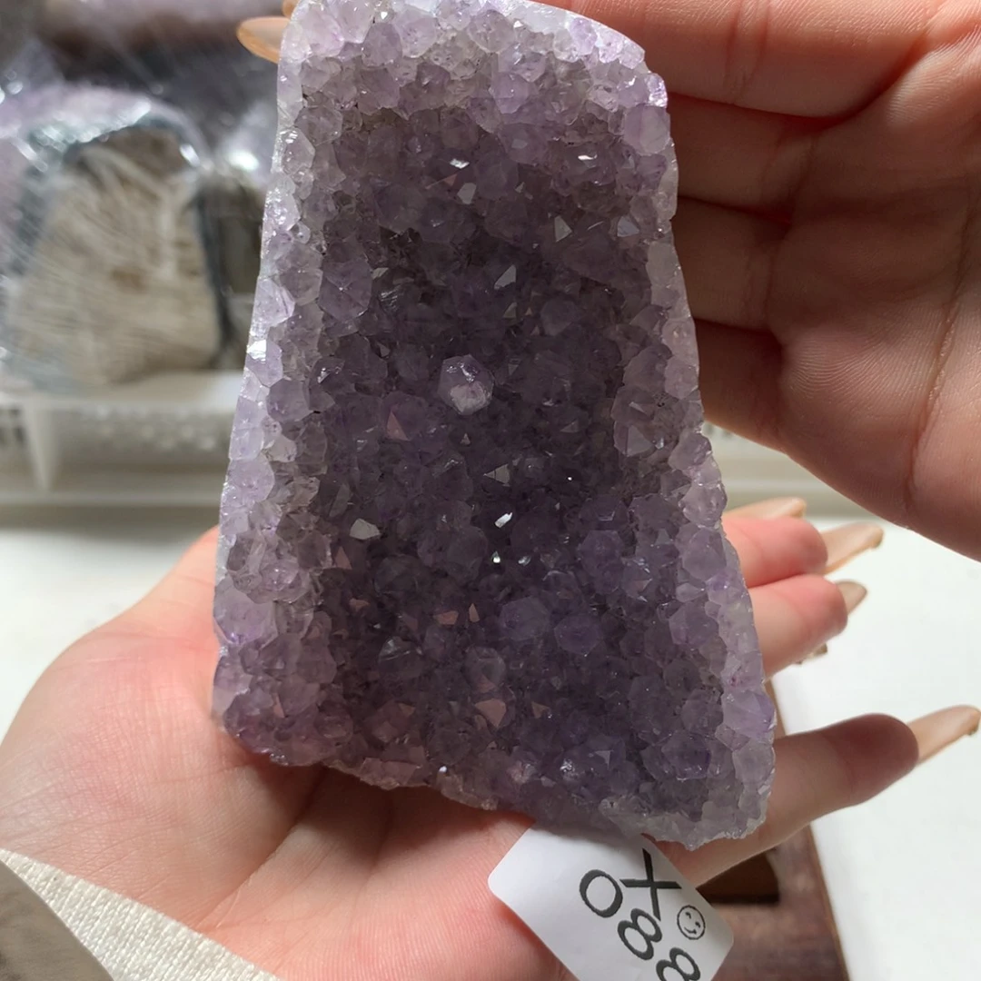 紫晶摆件未镶嵌水晶