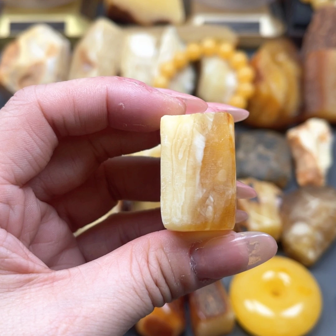 【闪购商品】未镶嵌定制琥珀天然琥珀蜜蜡原石定制