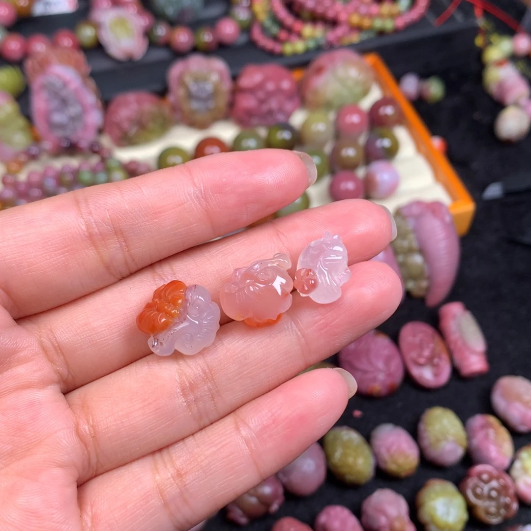 玛瑙/玉髓颈饰未镶嵌打包