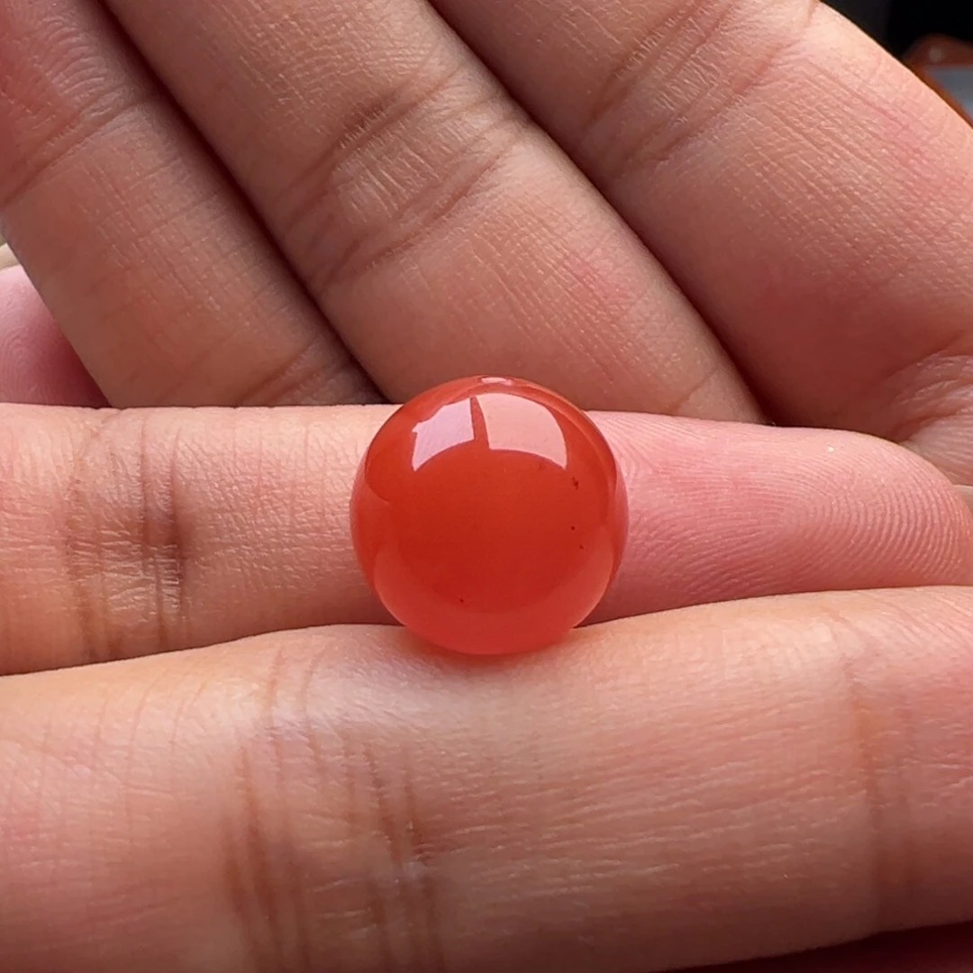 南红玛瑙圆珠13.0未镶嵌
