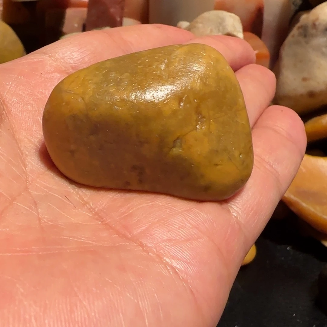 老挝石田黄原石，