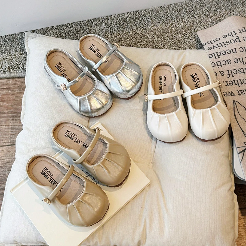 【沫沫家】女童拖鞋2025年夏季新款儿童公主风包头拖女孩外穿时尚软