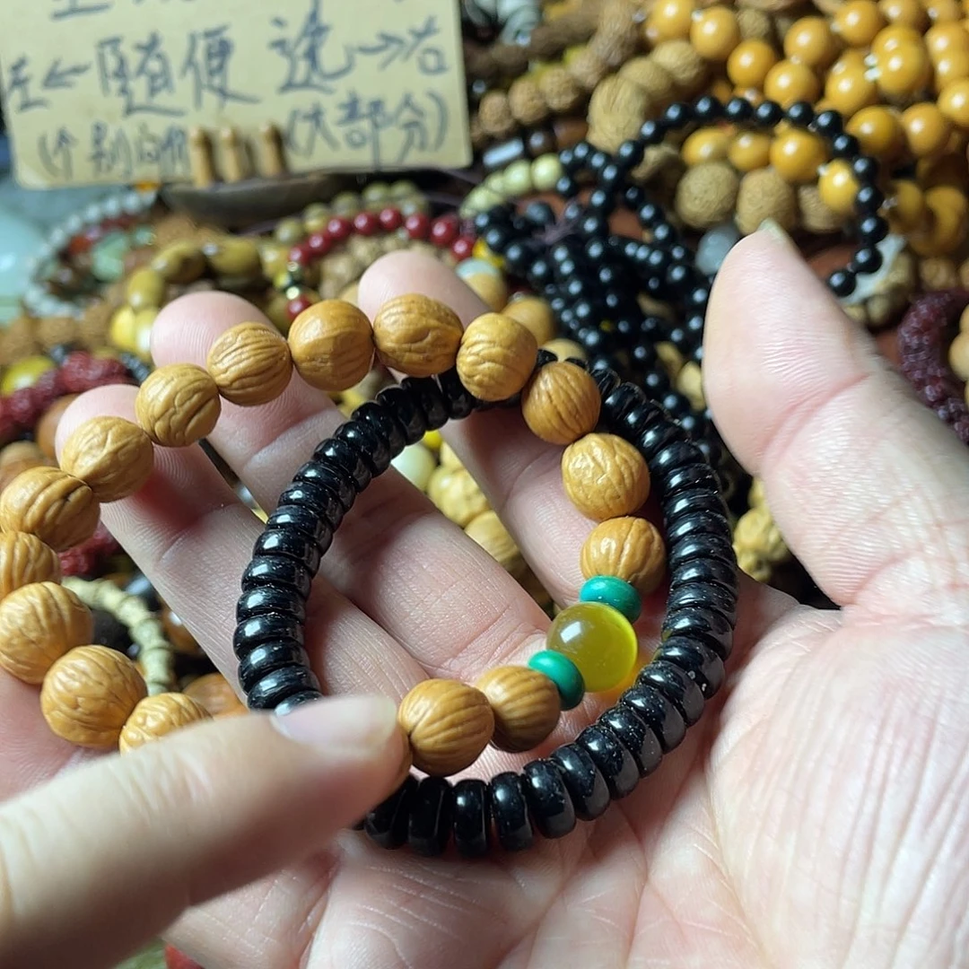 吊坠佛螺菩提两件套