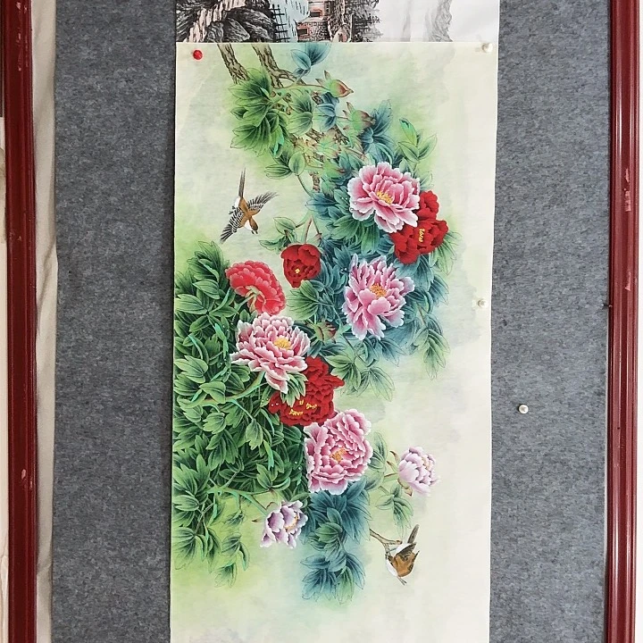 国画手绘国画富贵吉祥