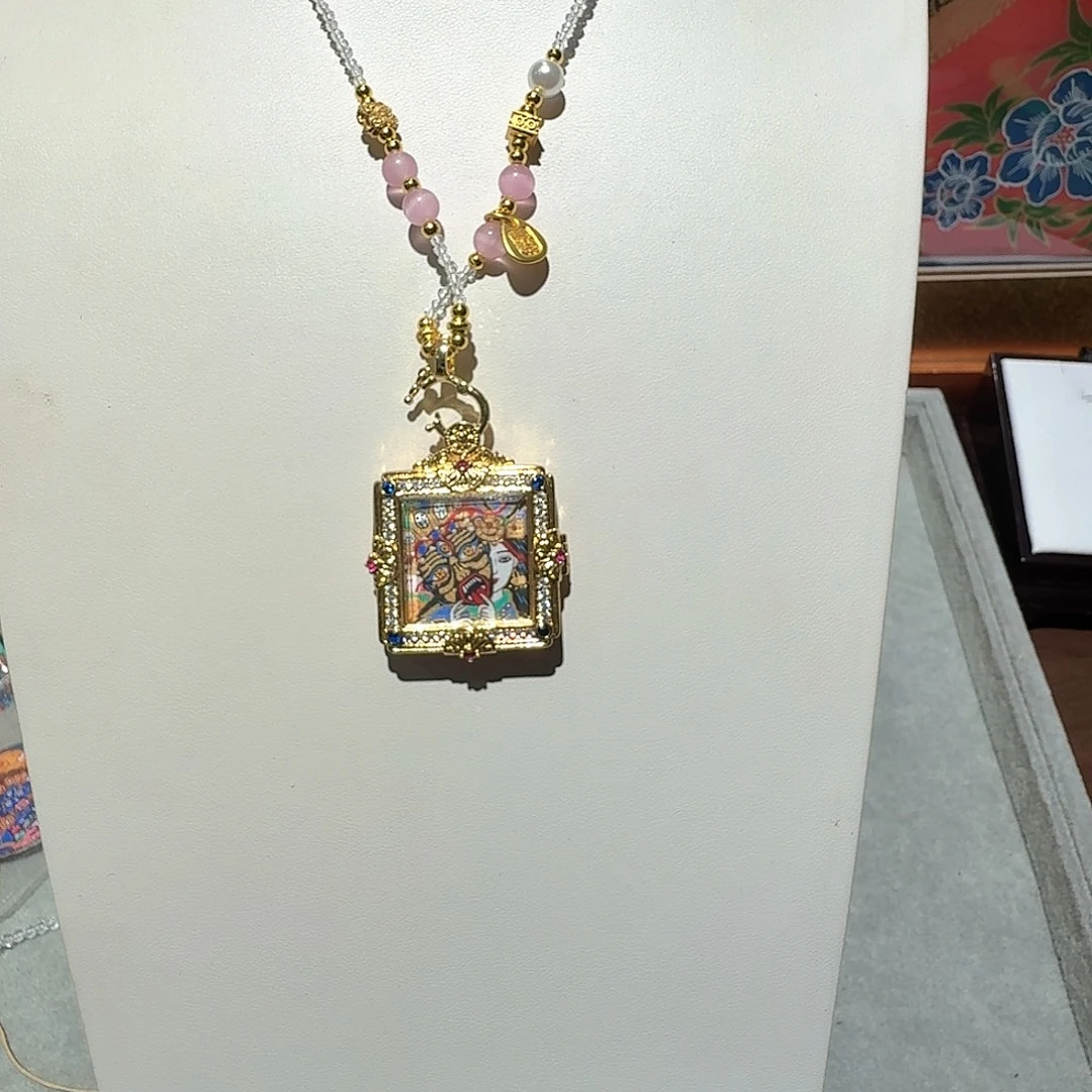 番****吊坠纯手绘2/2前世今生~背卡绿度母