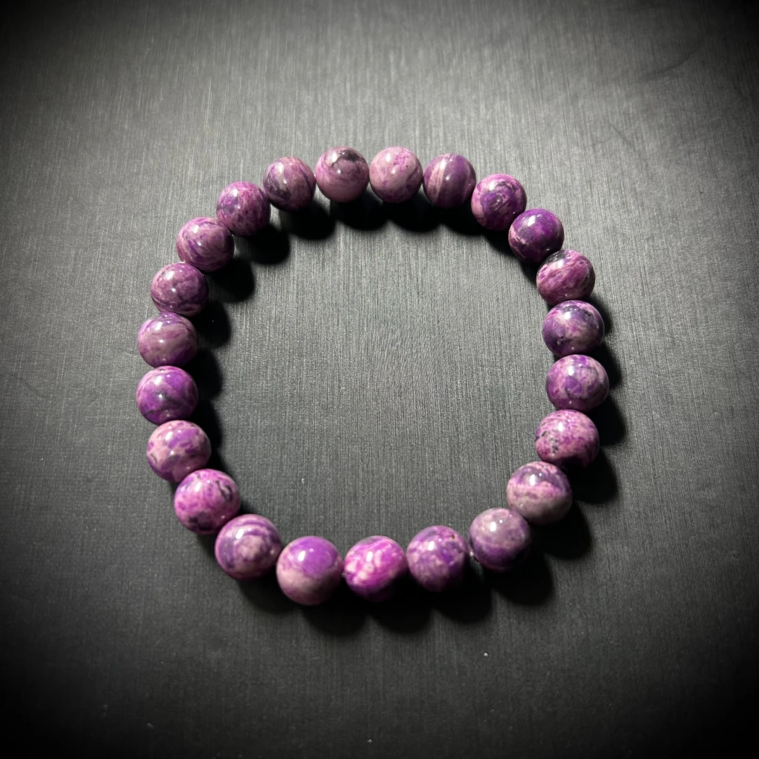 32001376高阶泥料桃红串8mm（多样性发其一）666