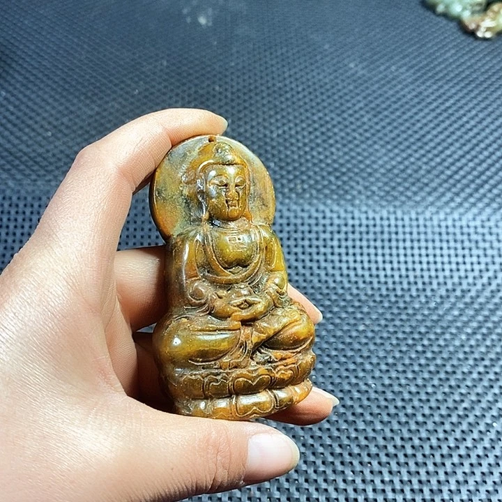 吊坠白玉菩提手把