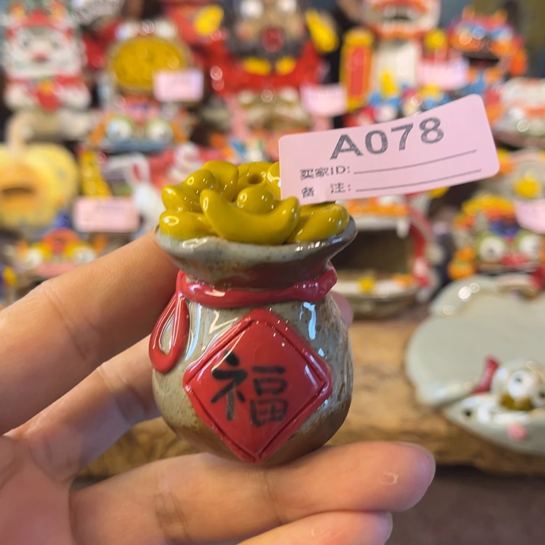 泥塑纯手工茶宠摆件