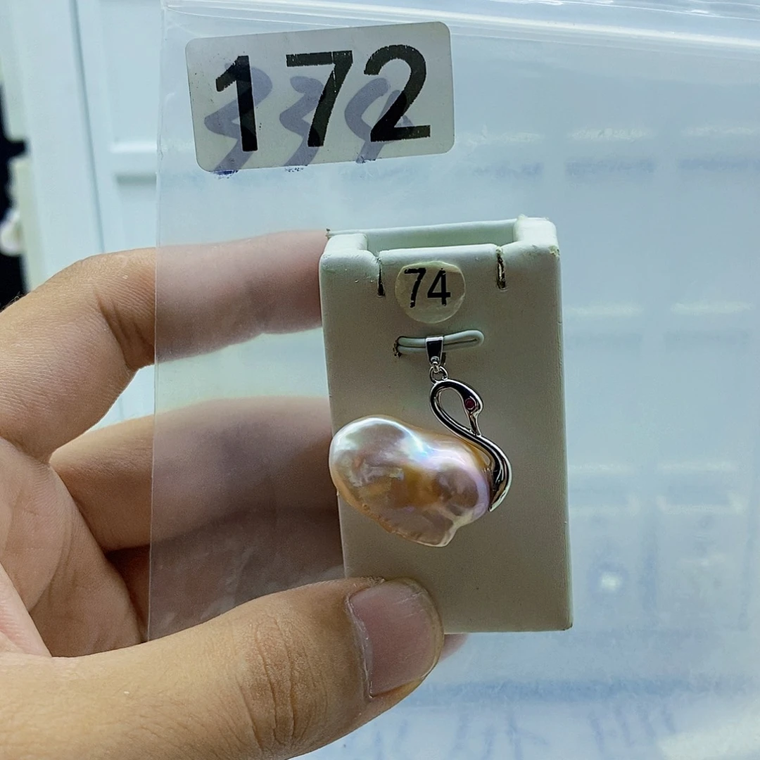 颈饰合金淡水珍珠