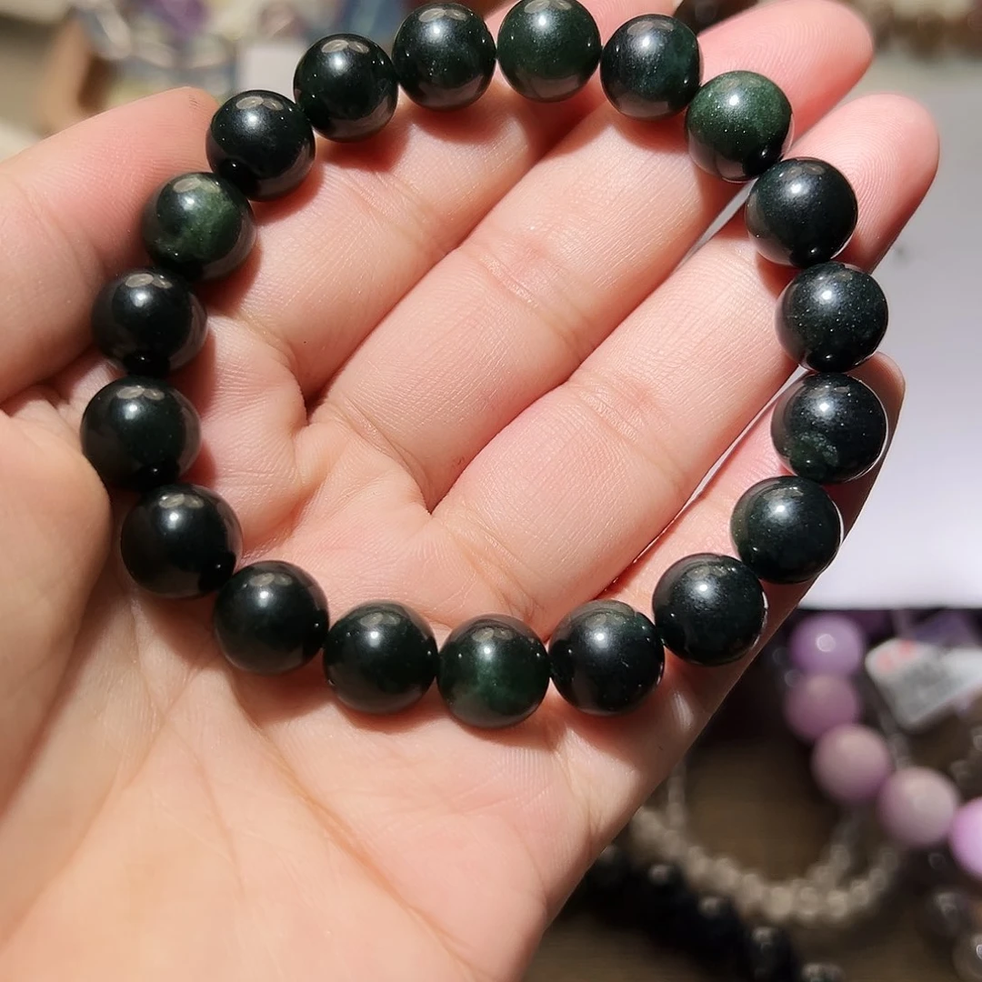 水晶手链未镶嵌满盆绿幽灵