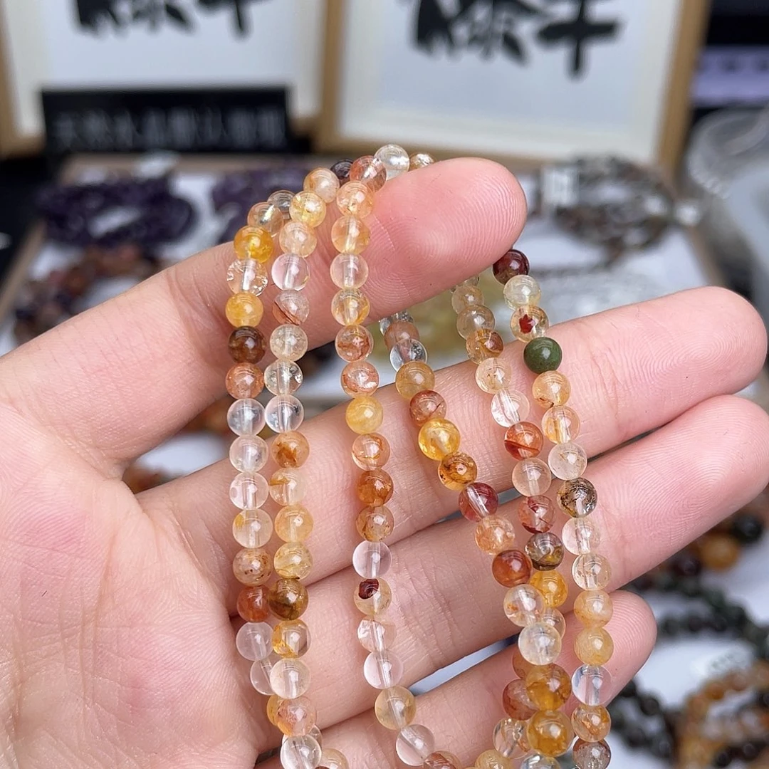 水晶手串未镶嵌天然