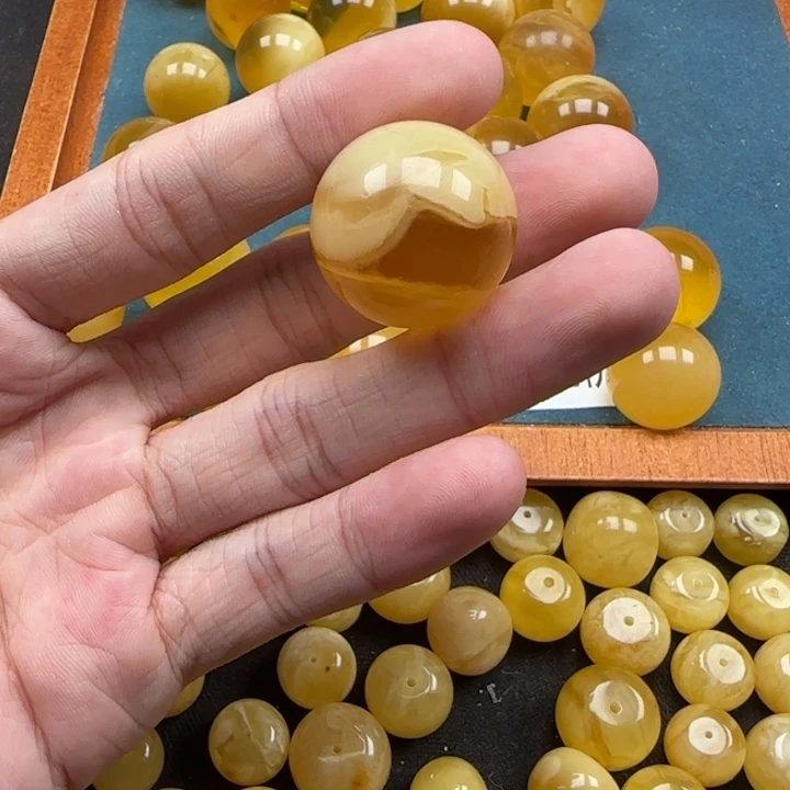 真***蹈蜜蜡未镶嵌珠宝奇石天然分单409