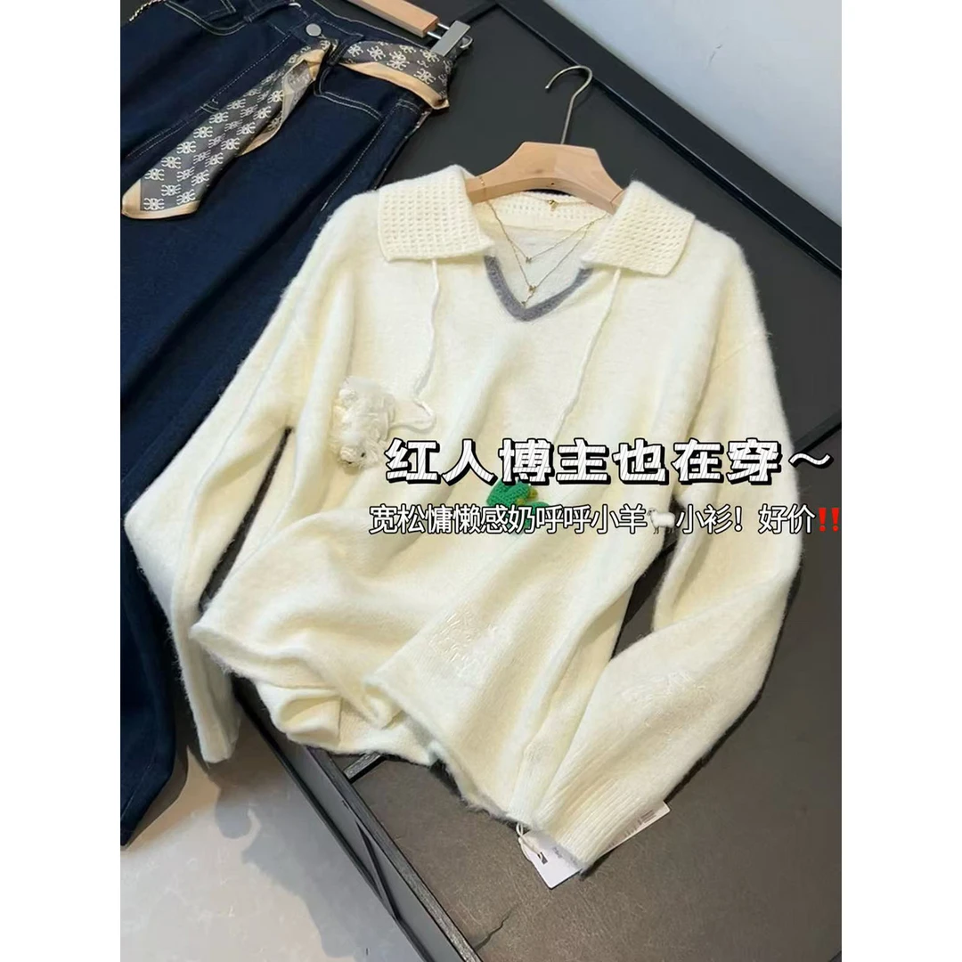 【商场同款】~温柔减龄针织衫