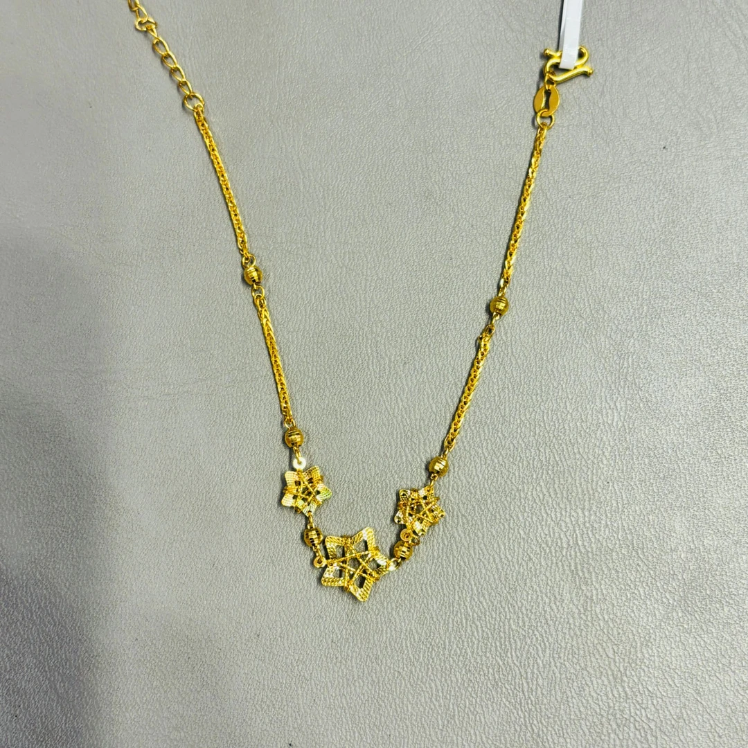 【旺旺金选】 足金999 5G五角星手链 3.75