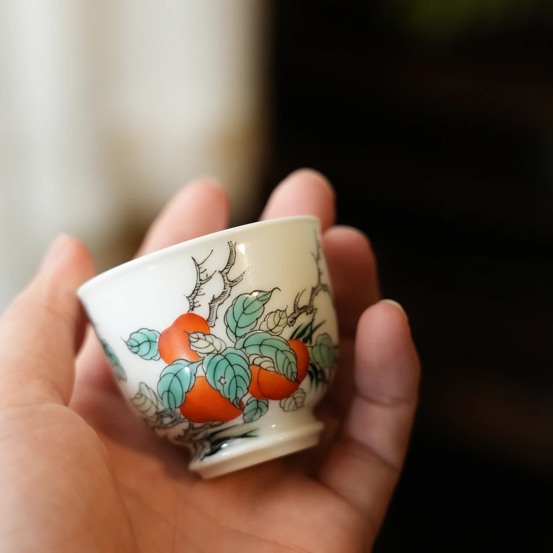 【雲梦】古阅和风柿子杯-福利款