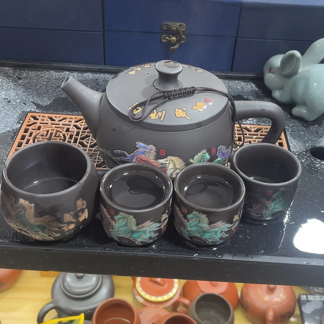 紫砂茶杯紫砂壶一壶4杯
