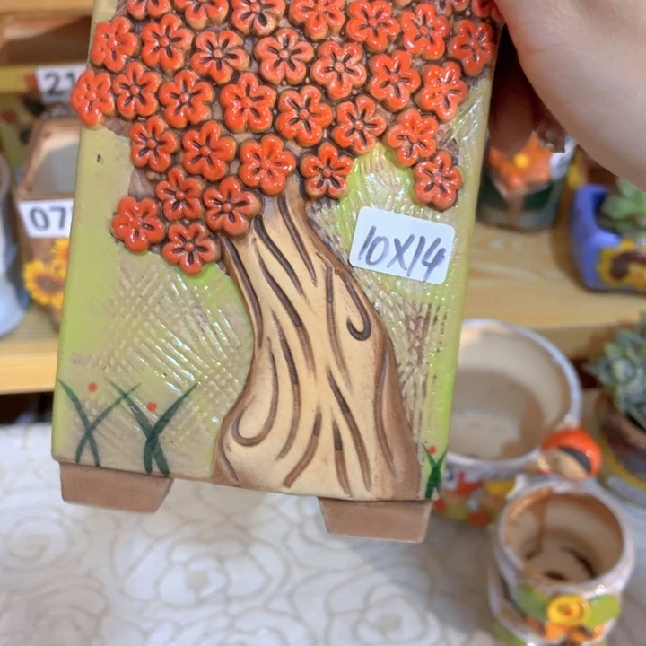 多肉花盆满15包邮