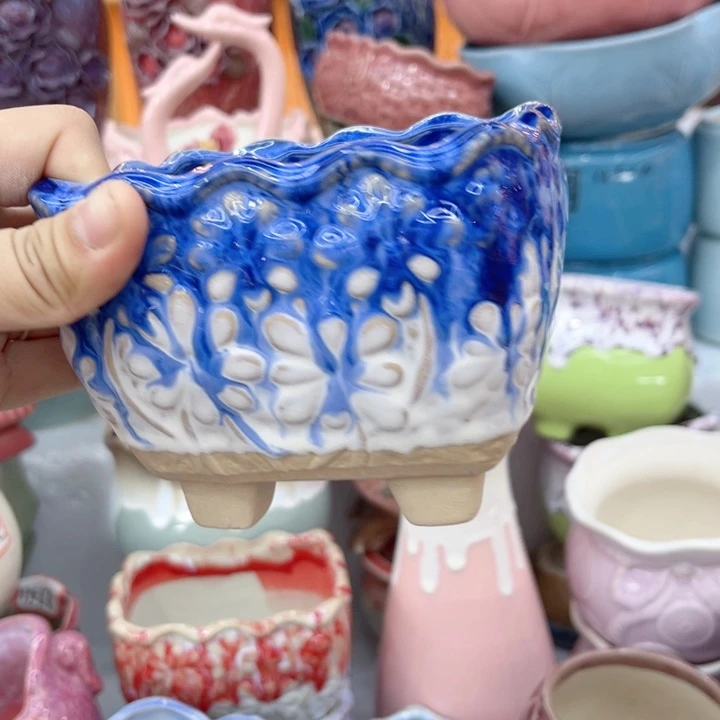 有孔.多肉陶瓷花盆！