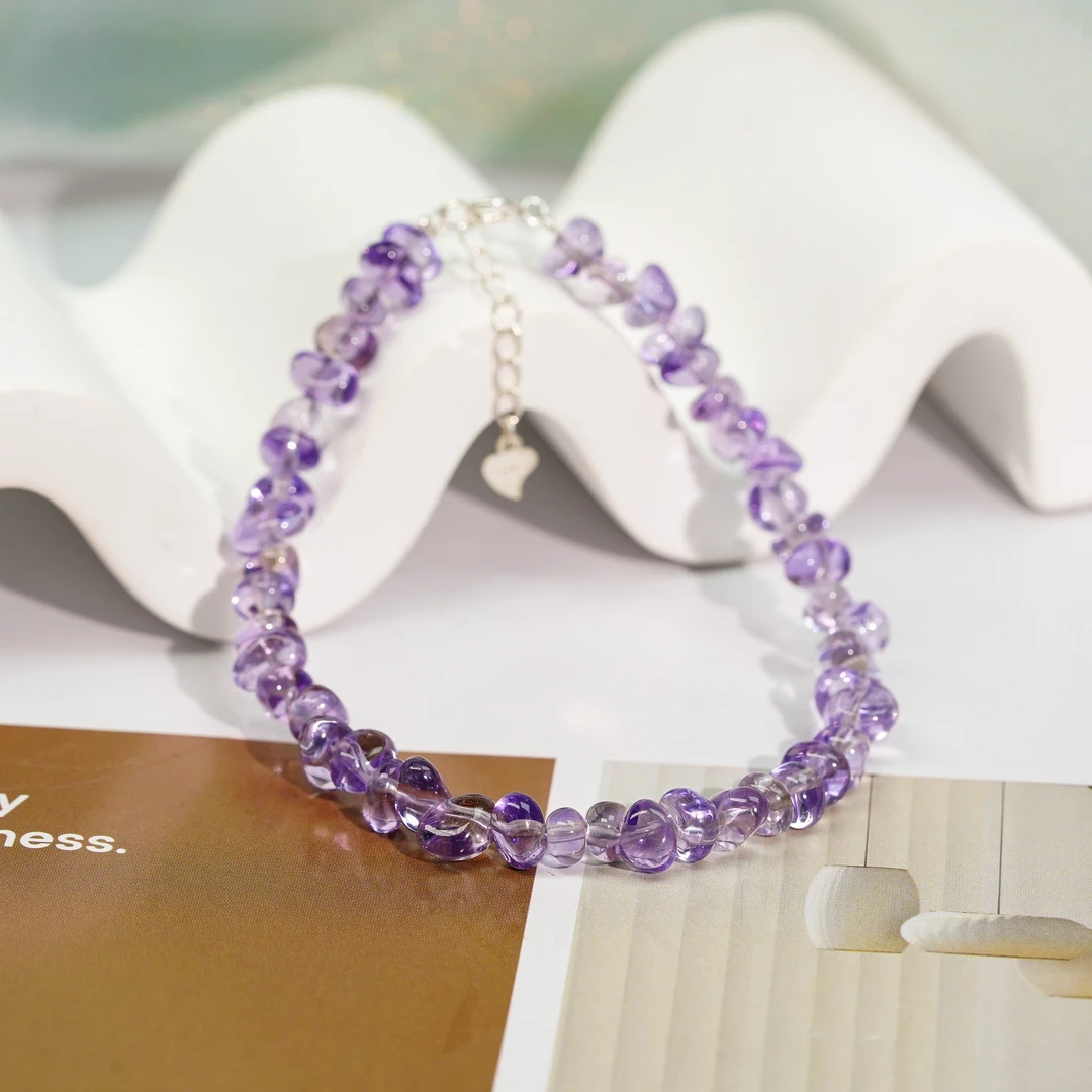 【小北严选】紫水晶单圈随型手链5-17L01X1291【多样性发一件】