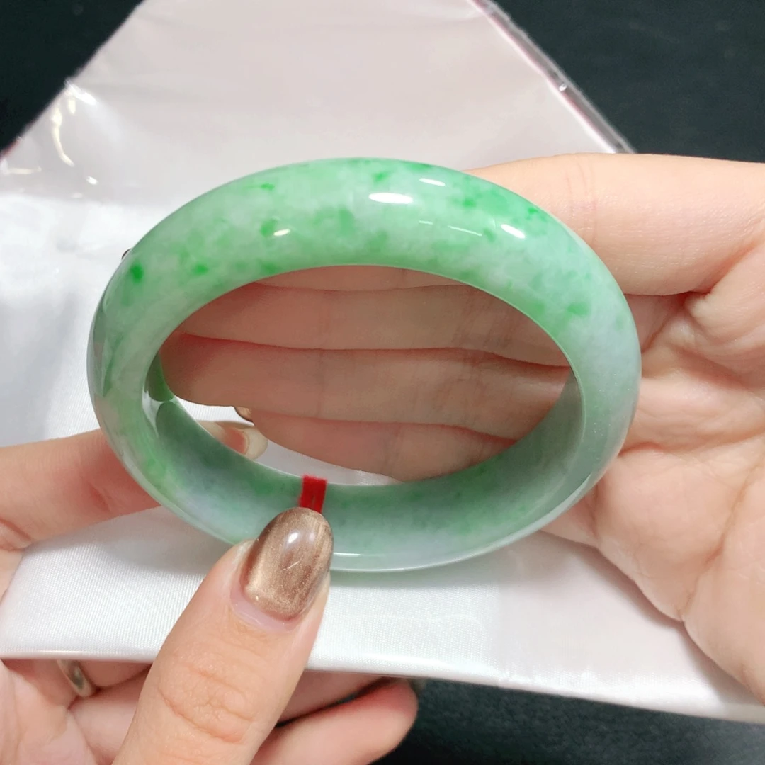 翡翠未镶嵌手镯55.3圈Z1011